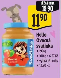 Albert HELLO Ovocná svačinka nabídka