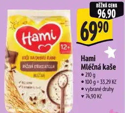 Albert HAMI Mléčná kaše nabídka