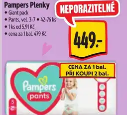 Albert PAMPERS Plenky nabídka