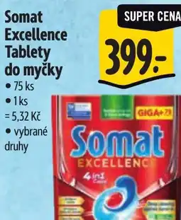 Albert SOMAT Excellence Tablety do myčky nabídka