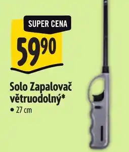 Albert Solo Zapalovač větruodolný nabídka