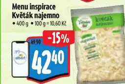 Albert Menu inspirace Květák najemno nabídka