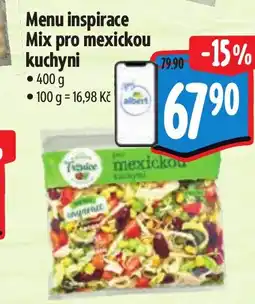 Albert Menu inspirace Mix pro mexickou kuchyni nabídka