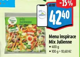 Albert Menu inspirace Mix Julienne nabídka
