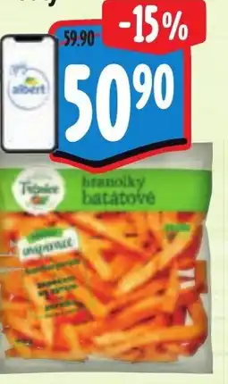 Albert Menu inspirace Batátové hranolky nabídka