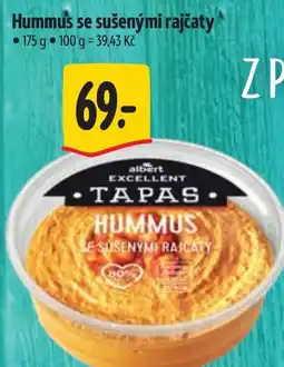 Albert Hummus se sušenými rajčaty nabídka