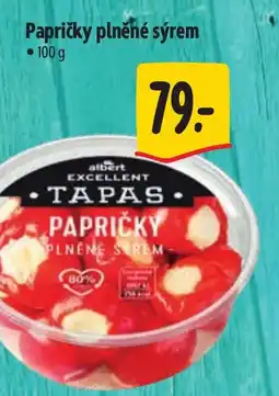 Albert Papričky plněné sýrem nabídka