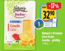 Albert Nature's Promise Free From Gouda - plátky nabídka