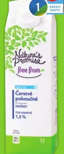 Albert Nature's Promise Free From Čerstvé mléko 1,5% nabídka