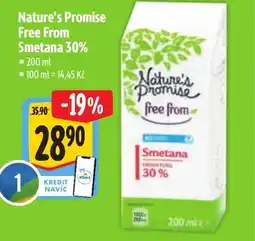 Albert Nature's Promise Free From Smetana 30% nabídka