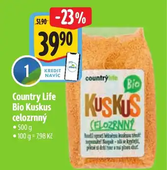 Albert Country Life Bio Kuskus celozrnný nabídka