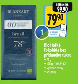 Albert BLANXART Bio Hořká čokoláda bez přidaného cukru nabídka