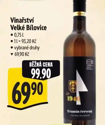 Albert Vinařství Velké Bílovice nabídka