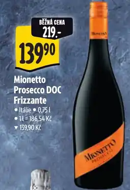 Albert Mionetto Prosecco DOC Frizzante nabídka