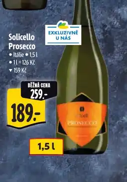 Albert Solicello Prosecco nabídka