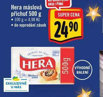 Albert Hera máslová příchuť 500 g nabídka