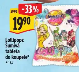Albert Lollipopz Šumivá tableta do koupele nabídka