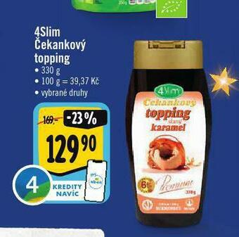 Albert 4slim čekankový topping nabídka
