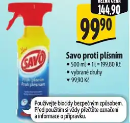 Albert SAVO proti plísním nabídka