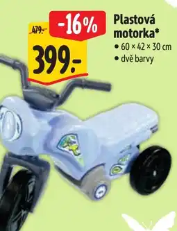 Albert Plastová motorka nabídka
