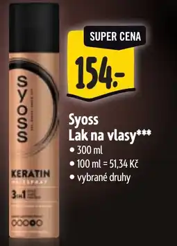 Albert SYOSS Lak na vlasy nabídka