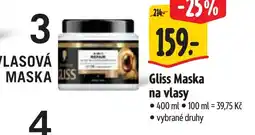 Albert Schwarzkopf GLISS Maska na vlasy nabídka