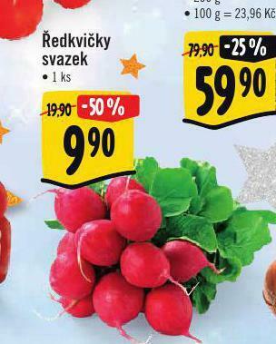 Albert Ředkvičky nabídka