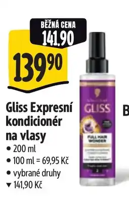 Albert Schwarzkopf GLISS Expresní kondicionér na vlasy nabídka