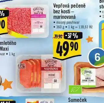 Albert Vepřová pečeně bez kosti - marinovaná nabídka