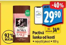 Albert Poctivá šunka od kosti nabídka