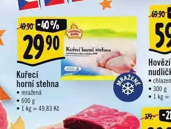 Albert Kuřecí stehna mražená nabídka