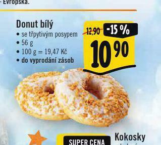 Albert Donut bílý nabídka