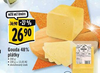 Albert Gouda 48% plátky nabídka