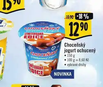 Albert Choceňský jogurt ochucený nabídka