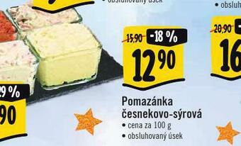 Albert Pomazánka česnekovo-sýrová nabídka