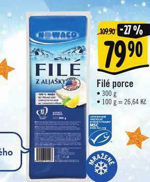 Albert Nowaco filé porce nabídka