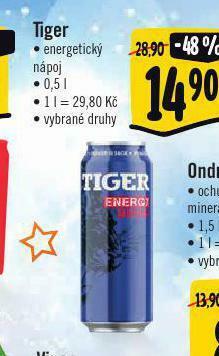 Albert Tiger energy drink nabídka