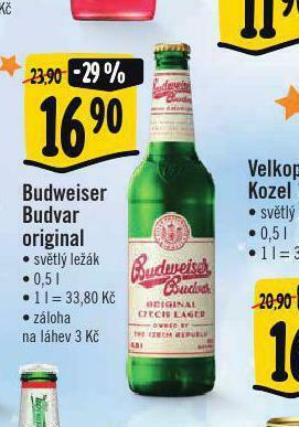 Albert Pivo budweiser budvar original nabídka