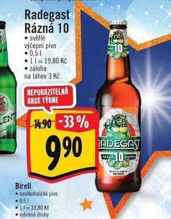Albert Pivo radegast rázná 10 nabídka