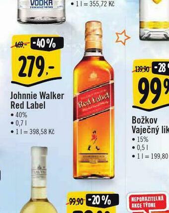 Albert Johnnie walker red label nabídka