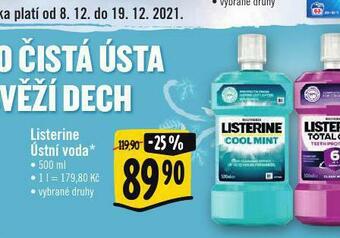 Albert Listerine ústní voda nabídka