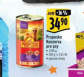 Albert Propesko konzerva pro psy nabídka