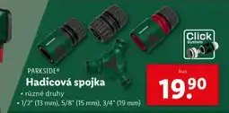 Lidl Parkside Hadicová spojka nabídka