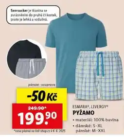 Lidl ESMARA /LIVERGY Pyžamo nabídka