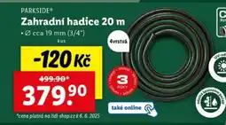 Lidl PARKSIDE Zahradní hadice 20 m nabídka