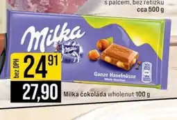 Jip Milka čokoláda wholenut nabídka