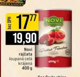 Jip Novi rajčata loupaná celá krájená nabídka