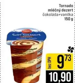 Jip Tornado mléčný dezert nabídka