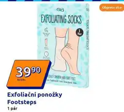 Action Exfoliační ponožky Footsteps nabídka