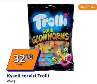Action Kyselí červíci Trolli nabídka